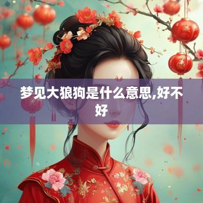 梦见大狼狗是什么意思,好不好