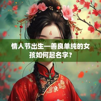 情人节出生—善良单纯的女孩如何起名字？