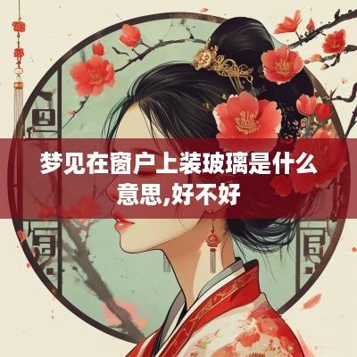 梦见在窗户上装玻璃是什么意思,好不好