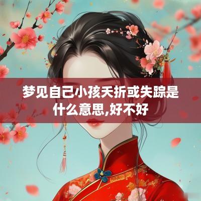 梦见自己小孩夭折或失踪是什么意思,好不好