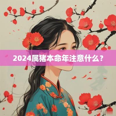 2025属猪本命年注意什么？