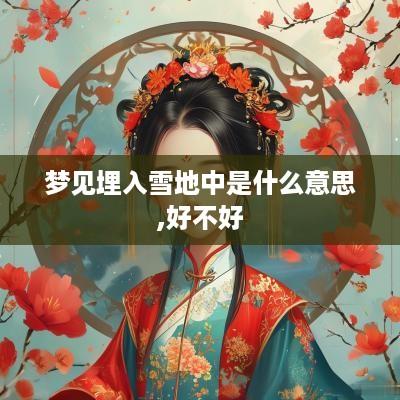 梦见埋入雪地中是什么意思,好不好