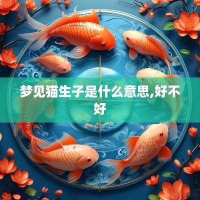 梦见猫生子是什么意思,好不好