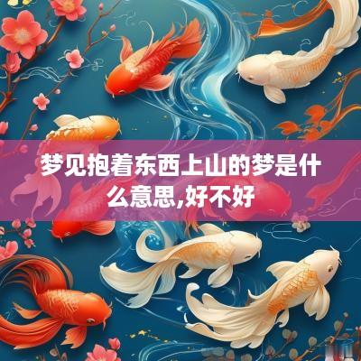 梦见抱着东西上山的梦是什么意思,好不好