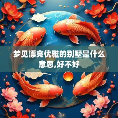 梦见漂亮优雅的别墅是什么意思,好不好
