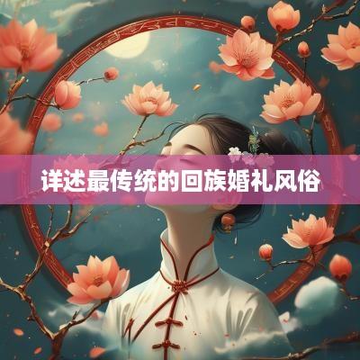 详述最传统的回族婚礼风俗