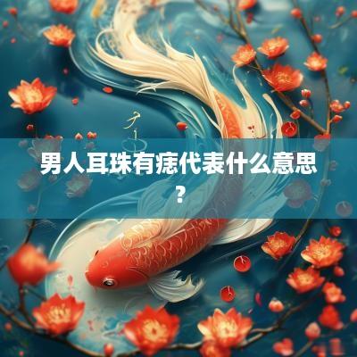 男人耳珠有痣代表什么意思？
