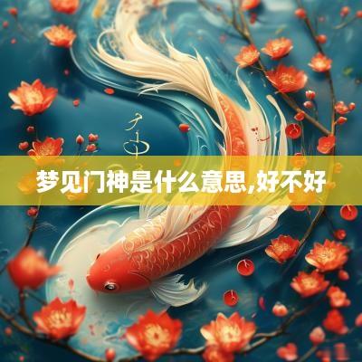 梦见门神是什么意思,好不好