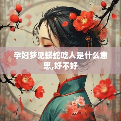 孕妇梦见蟒蛇吃人是什么意思,好不好