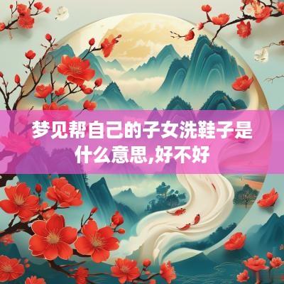 梦见帮自己的子女洗鞋子是什么意思,好不好