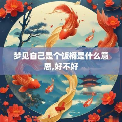 梦见自己是个饭桶是什么意思,好不好