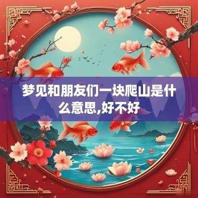 梦见和朋友们一块爬山是什么意思,好不好