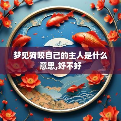 梦见狗咬自己的主人是什么意思,好不好