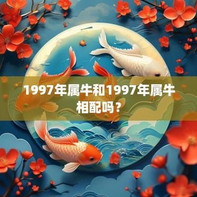 1997年属牛和1997年属牛相配吗？