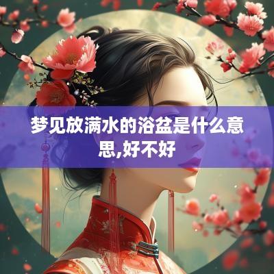 梦见放满水的浴盆是什么意思,好不好