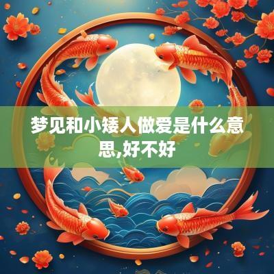 梦见和小矮人做爱是什么意思,好不好