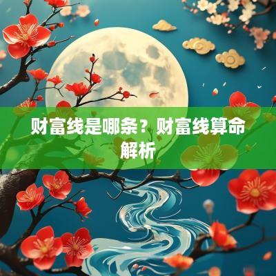 财富线是哪条？财富线算命解析