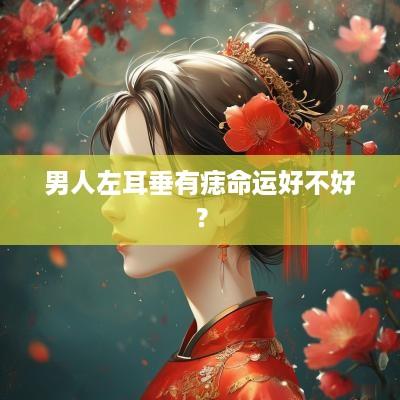 男人左耳垂有痣命运好不好？