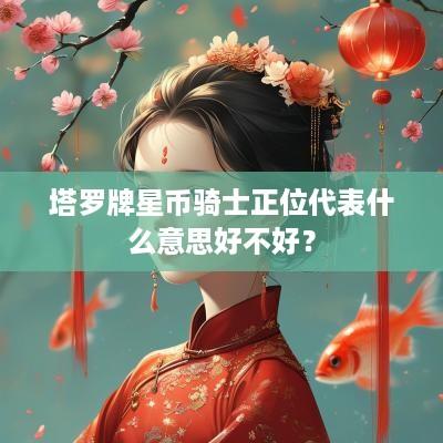 塔罗牌星币骑士正位代表什么意思好不好？