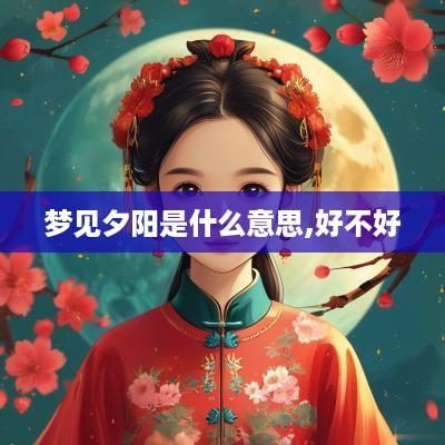 梦见夕阳是什么意思,好不好