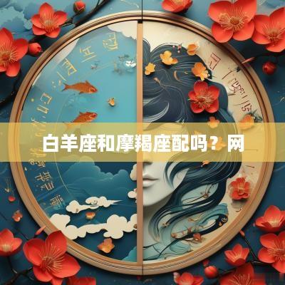 白羊座和摩羯座配吗？网