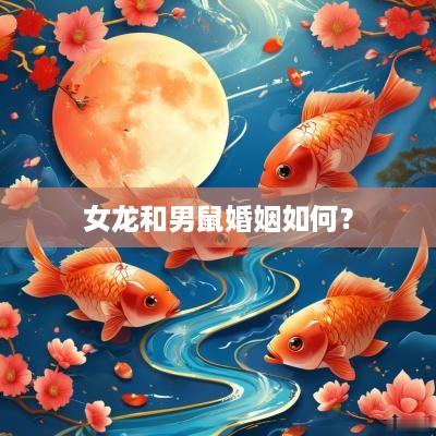 女龙和男鼠婚姻如何？