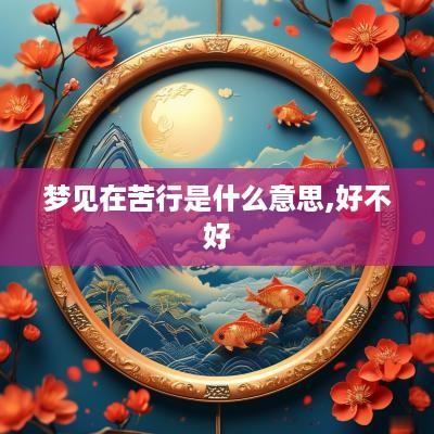 梦见在苦行是什么意思,好不好