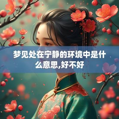 梦见处在宁静的环境中是什么意思,好不好