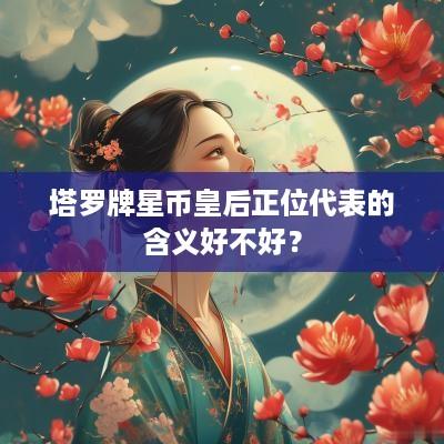 塔罗牌星币皇后正位代表的含义好不好？