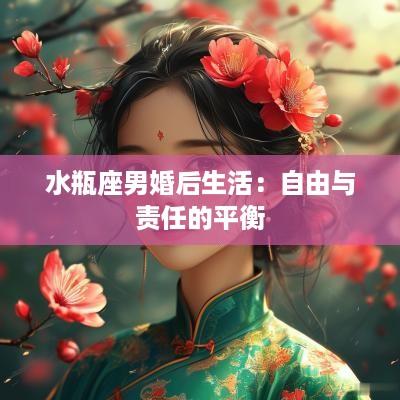 水瓶座男婚后生活：自由与责任的平衡