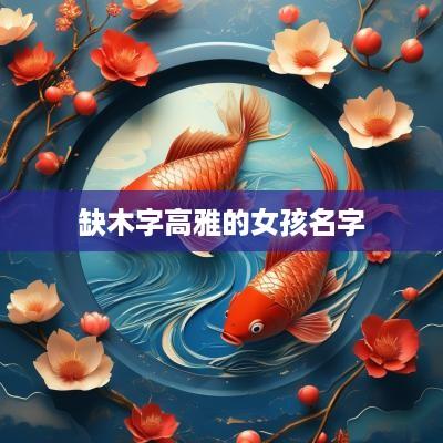 缺木字高雅的女孩名字