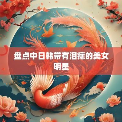 盘点中日韩带有泪痣的美女明星