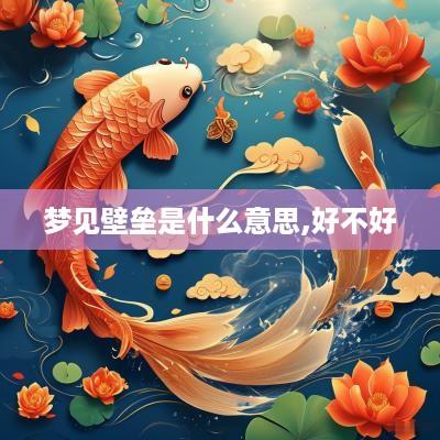梦见壁垒是什么意思,好不好