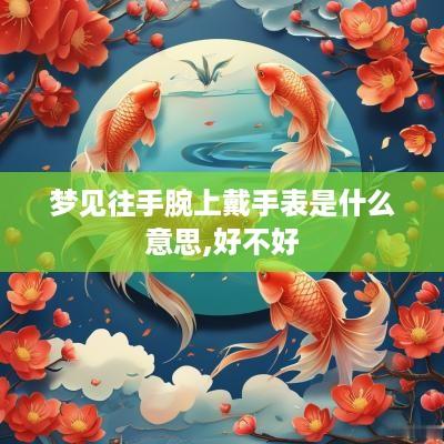 梦见往手腕上戴手表是什么意思,好不好