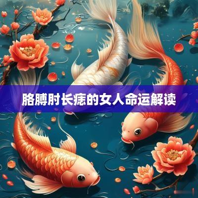 胳膊肘长痣的女人命运解读