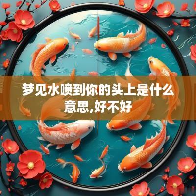 梦见水喷到你的头上是什么意思,好不好