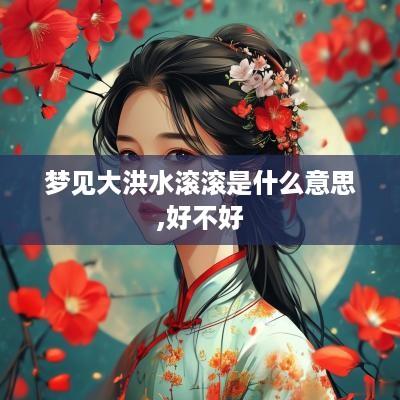 梦见大洪水滚滚是什么意思,好不好