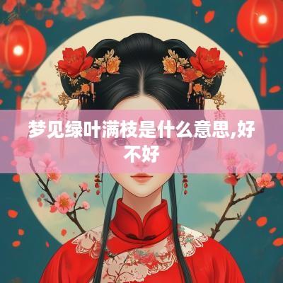 梦见绿叶满枝是什么意思,好不好