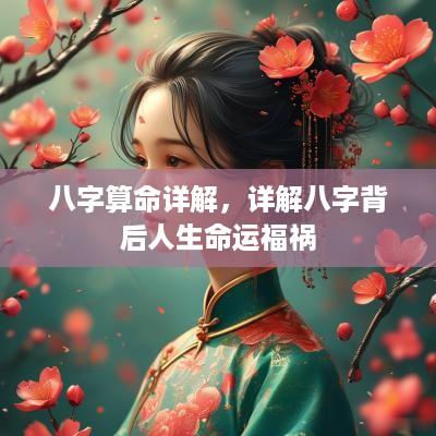 八字算命详解，详解八字背后人生命运福祸