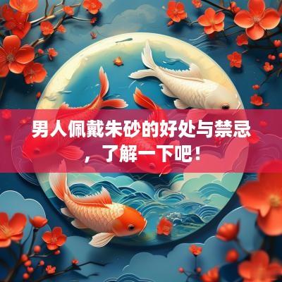 男人佩戴朱砂的好处与禁忌，了解一下吧！