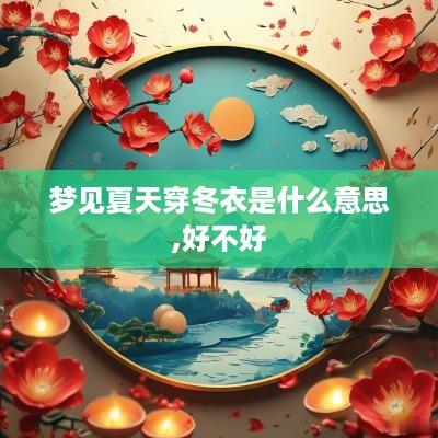 梦见夏天穿冬衣是什么意思,好不好