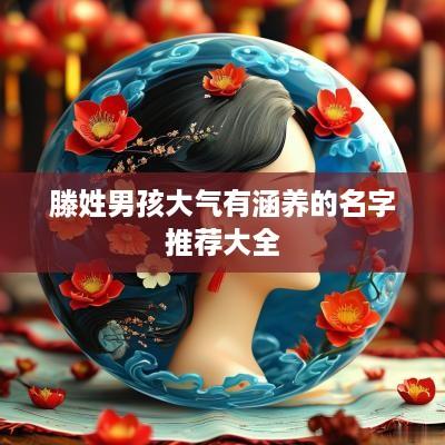 滕姓男孩大气有涵养的名字推荐大全