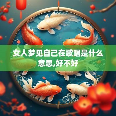 女人梦见自己在歌唱是什么意思,好不好