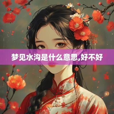 梦见水沟是什么意思,好不好