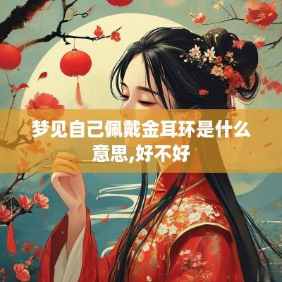 梦见自己佩戴金耳环是什么意思,好不好