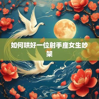 如何哄好一位射手座女生吵架