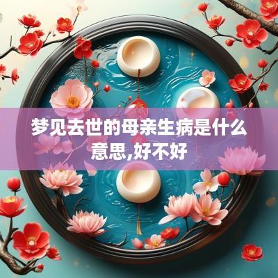 梦见去世的母亲生病是什么意思,好不好
