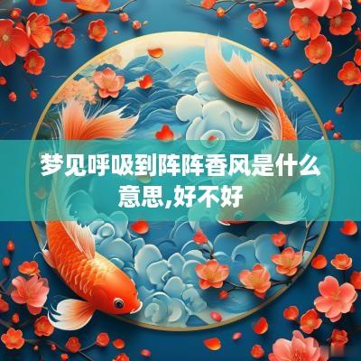 梦见呼吸到阵阵香风是什么意思,好不好