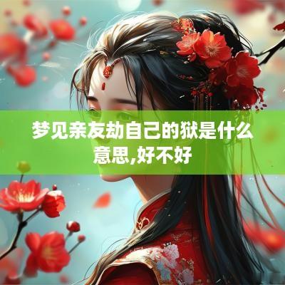 梦见亲友劫自己的狱是什么意思,好不好