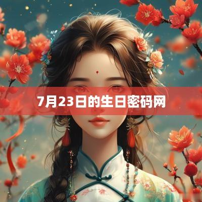 7月23日的生日密码网